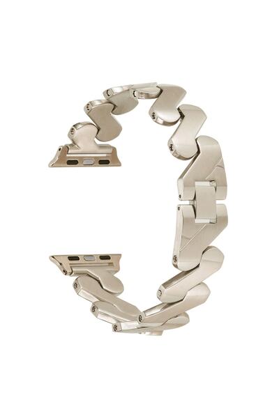 Nezih Case Watch 2/3/4/5/6/7/8/9/se/ultra 42/44/45/49mm ve Seri 10 46mm uyumlu Metal Paslanmaz Çelik Kordon