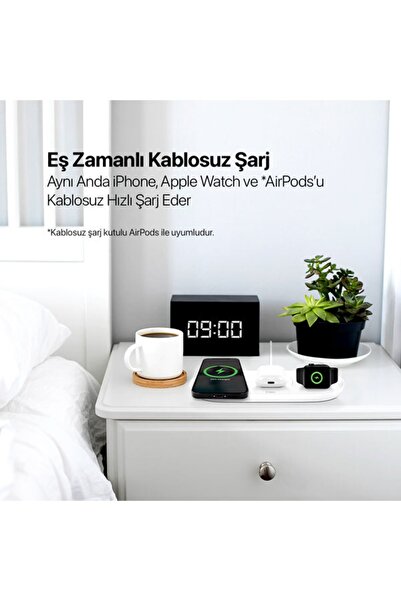 Ttec Smartcharger Air+ Iphone+applewatch+ Kablosuz Hızlı Şarj Pd20w Seyahat Şarj Aleti 2ks21