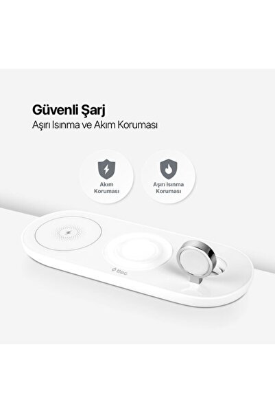 Ttec Smartcharger Air+ Iphone+applewatch+ Kablosuz Hızlı Şarj Pd20w Seyahat Şarj Aleti 2ks21