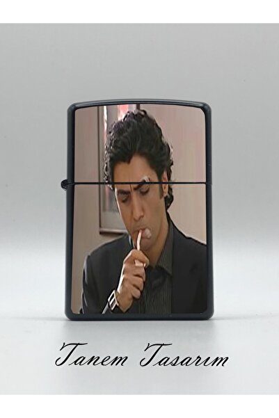 Tanem Tasarım Karışık Benzinli Metal Çakmak Uv Baskı - Özel Seri 4