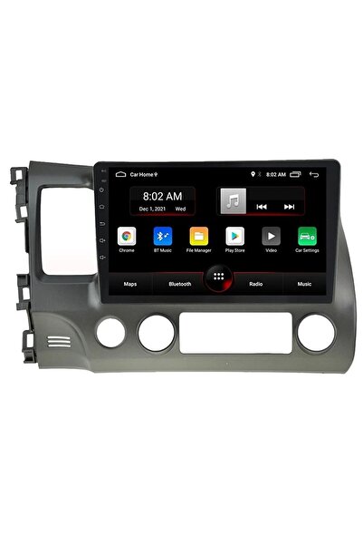 Genel Markalar Honda Civic Fd6 2006-2012 Android 2 Gb + 32 Gb Rom Carplay Mul...