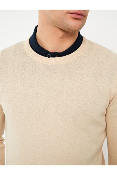 LC Waikiki Bisiklet Yaka Uzun Kollu Erkek Triko Kazak