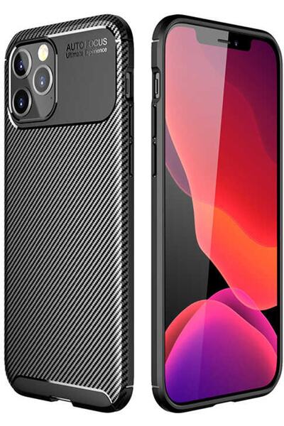 Case 4U Apple Iphone 13 Pro Kılıf Rugged Armor Karbon Uzun Ömürlü Negro Kılıf...