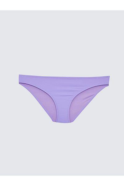 LC Waikiki Gemusterte Damen-Bikinihose aus Raschel-Stoff