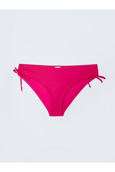 LC Waikiki Damen-Bikinihose – einfarbiger Raschelstoff