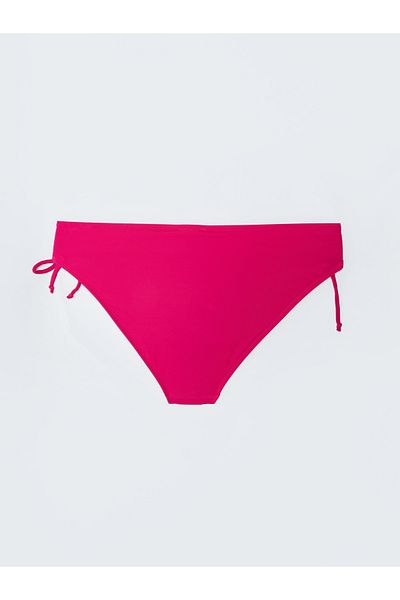 LC Waikiki Damen-Bikinihose – einfarbiger Raschelstoff