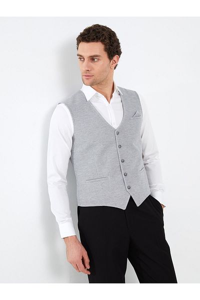 LC Waikiki Slim Fit Klassische Herrenweste
