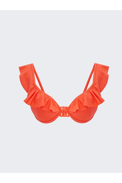 LC Waikiki Ruffle Λεπτομερές γυναικείο μπικίνι τοπ