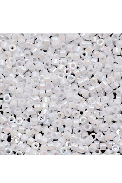 RLX BUJİTERİ خرز ميوكي ديليكا الأصلي 11 0 قوس قزح أبيض Db 202 رقم 119 7.5 جرام