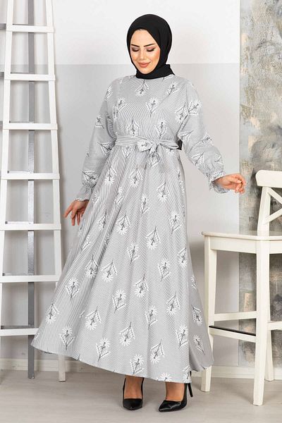 Zeyn Alexa Bat Sleeve Hijab Dress Black