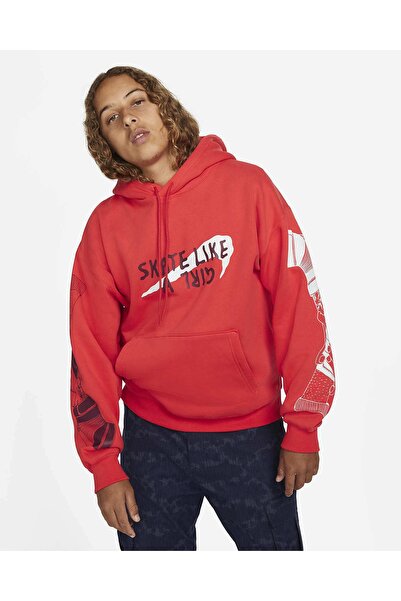 Nike Sb "skate Like A Girl" Skate Fleece Erkek Sweatshirt Dq7304-696