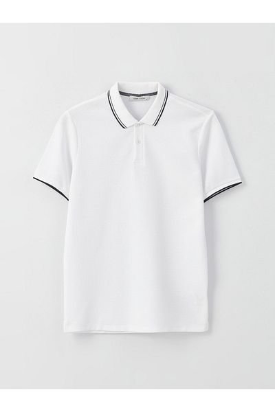 LC Waikiki Kurzarm-Herren-T-Shirt mit Polo-Ausschnitt