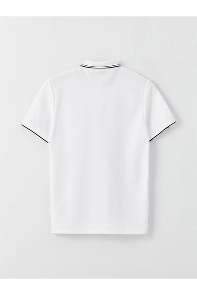 LC Waikiki Kurzarm-Herren-T-Shirt mit Polo-Ausschnitt
