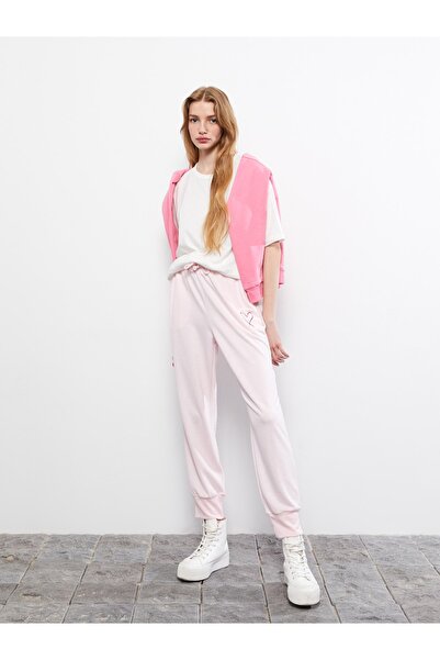 LC Waikiki Beli Lastikli Baskılı Kadın Jogger Eşofman Altı