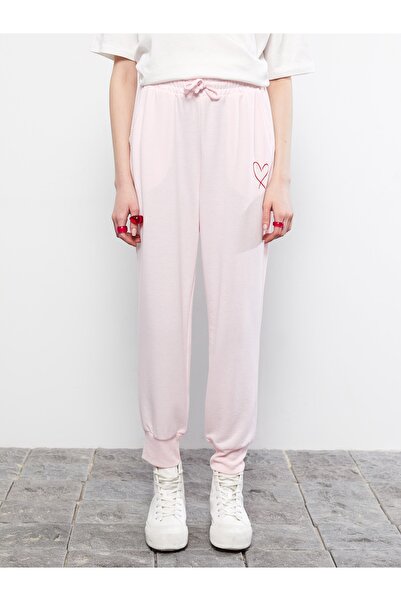 LC Waikiki Beli Lastikli Baskılı Kadın Jogger Eşofman Altı