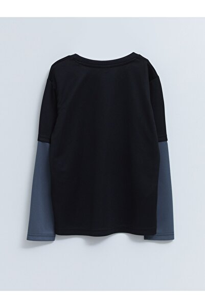 LC Waikiki Chlapec - tričko s dlouhým rukávem a výstřihem do posádky