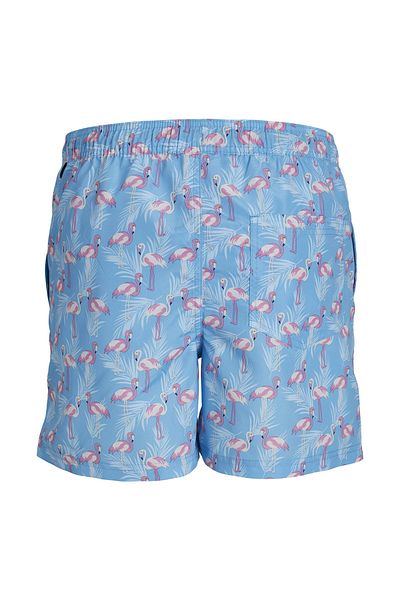 Jack & Jones Ανδρικό σορτς σε σκούρο γαλάζιο Jpstfıjı Jjswım Aop Ly Sn