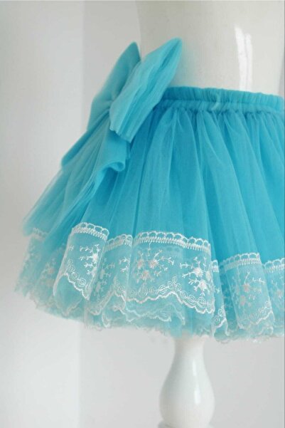 punicha Girl's Tutu Skirt (Turquoise)