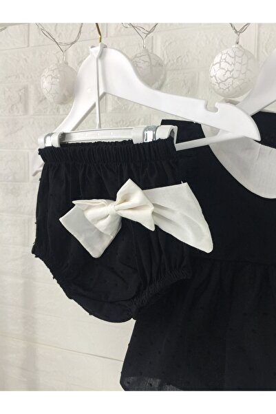 AMORE Bebe Yaka 2 Li Bebek Elbise