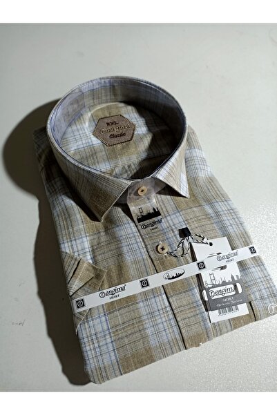 Rengima Класична сорочка великого розміру з короткими рукавами та однією кишенею