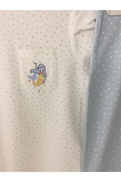AMORE Deniz Kızı Desenli Kız Çocuk Pijama Takımı