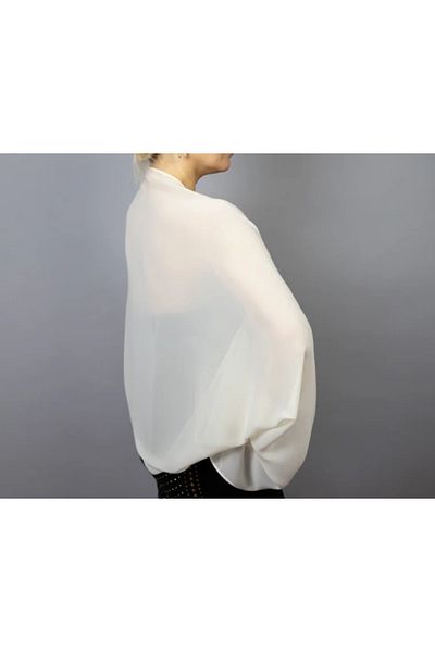 es moda shop Amylee chiffon shawl off white