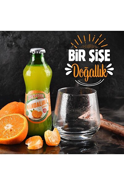 Beypazarı Doğal Maden Suyu Mandalina Aromalı 200 Ml 6 Lı