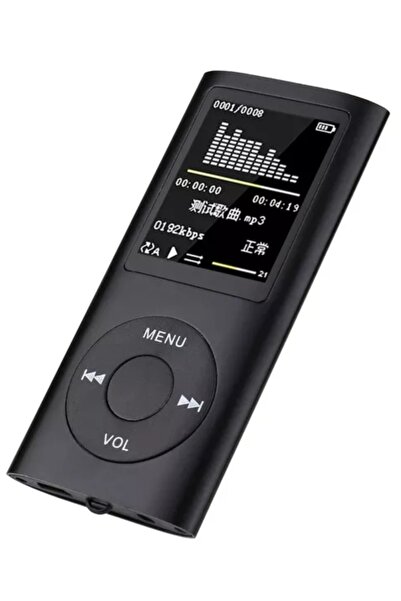 Tastech 8 Gb Dahili Hafızalı Mp3 Çalar Ses Kayıt Fm Radyo Sd Kart Girişli Mp4 Player 1.8 Inç Renkli Ekran