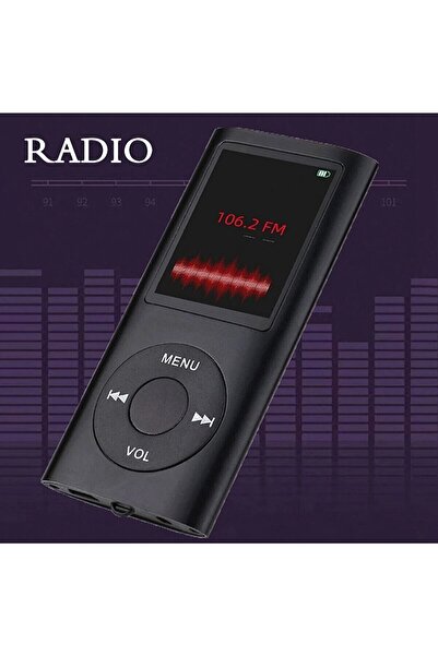 Tastech 8 Gb Dahili Hafızalı Mp3 Çalar Ses Kayıt Fm Radyo Sd Kart Girişli Mp4 Player 1.8 Inç Renkli Ekran