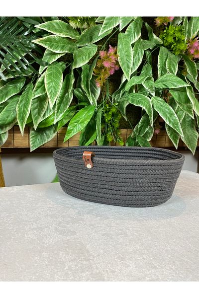 MaVaux Wicker Basket and Jute Bread Bowl - Table Top Organizer, Home and Kitchen Item