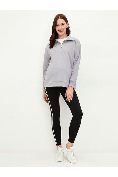 LC Waikiki Umstandsleggings mit Baucheinsatz und schlichtem Paspeldetail