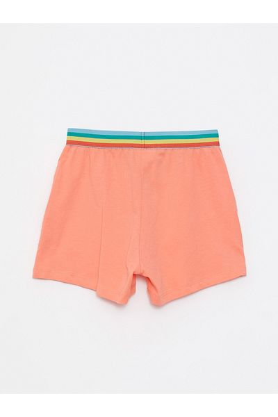 LC Waikiki Printed Elastic Waist Shorts for Girls