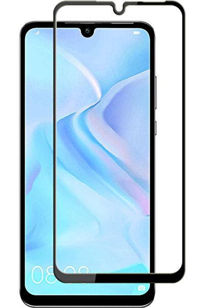 Case 4U Huawei P30 Lite 5d Tam Kaplayan Tamperli Cam Ekran Koruyucu Curved Kı...