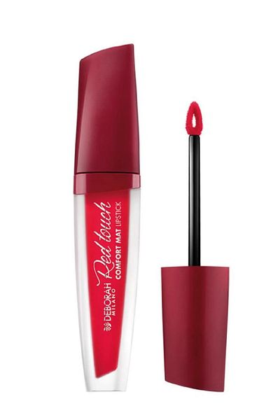 Deborah Red Touch Nourishing Lasting Liquid Matte Lipstick No: 07 Medium Red