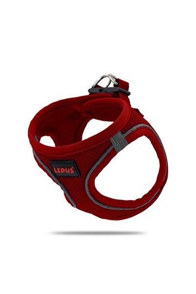 Lepus Kedi Ve Köpek Göğüs Yeleği Tasması Kırmızı (l)