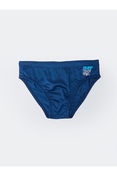 LC Waikiki Bedruckter, schnell trocknender Slip-Badeanzug für Jungen