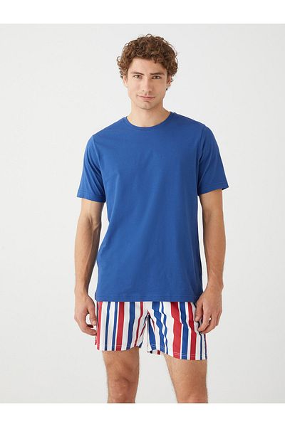 LC Waikiki Lcw Eco Short Size Gestreifte Herren Badeshorts