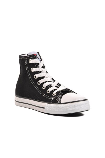 Bulldozer 231903-f Siyah Çocuk Kanvas Sneaker