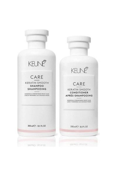 Keune Keratin Smooth Shampoo and Conditioner - 300 ml & 250 ml Set of 2