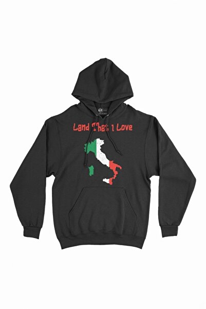 Cix سترة إيطالية - سترة بغطاء للرأس من Land That I Love