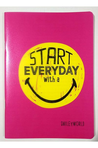 Mynote Smiley Campus Notebook 26x18,5cm 40 Sheets Checkered