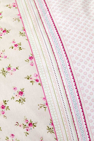 Karaca Home Glen Pink 100% Cotton Single Bedding Set