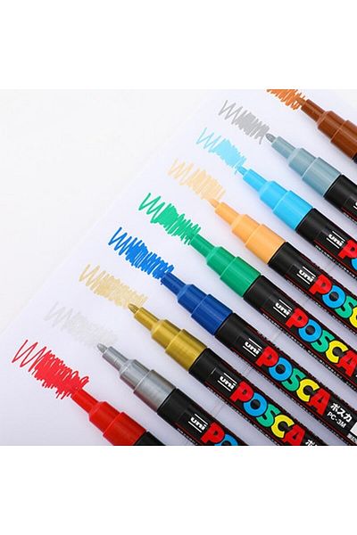 Uni Posca Marker Pc-3m (0.9-1.3mm) Set of 16