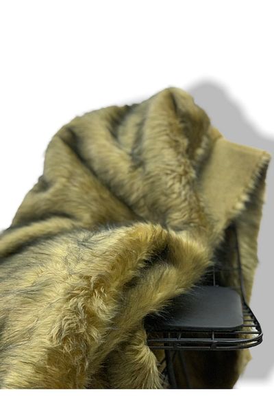 PLUSH STUDIO Zp Ymf Long Shaggy Φυσική Τεχνητή Γούνα Λούτρινο Ύφασμα Σακάκι 100x150cm