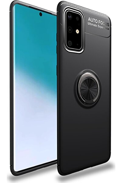Case 4U Samsung Galaxy M31s Uyumlu Kılıf Autofocus Shockprof Ravel Yüzüklü St...