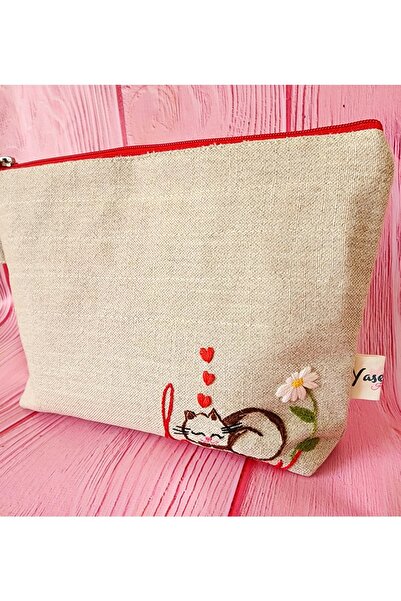 myyasminhome El Çantası Kasnak Nakış Işlemeli %100 El Yapımı