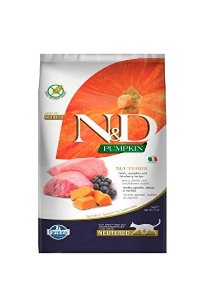 N&D Pumpkin Kuzu Etli Bal Kabaklı Ve Yaban Mersinli Tahılsız Kısırlaştırılmış...