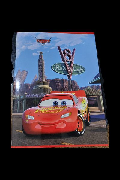 SEYFİKİRTASİYE Cars A4 Unlined 40 Sheets Notebook Cardboard Cover