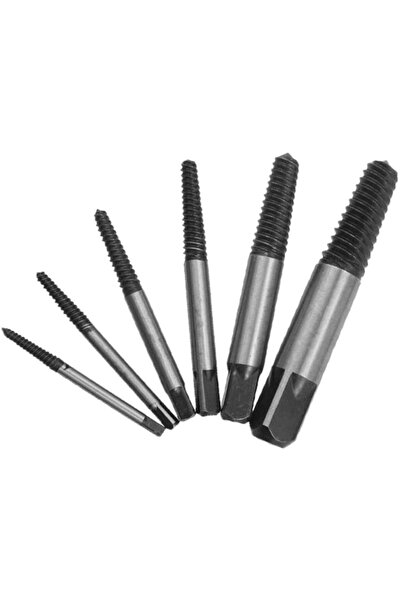 Hırdavat Garajı 6 Parça Ters Klavuz Seti Diş Açma Takımı Profesyonel