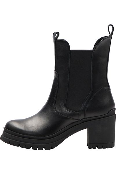 myMo ROCKS Chelsea-Stiefel – Leder Denim